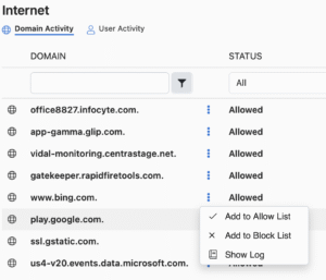 office heroes add domain whitelist blocklist How to Manage Internet Filtering in Your Office Heroes Portal 3 Office Heroes portal screen for adding a website domain to the whitelist or blocklist